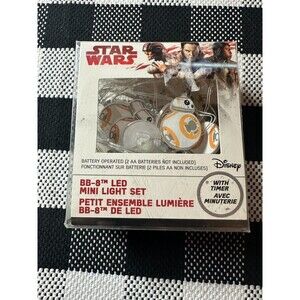 Star Wars BB-8 Battery Operated LED Fairy Light Set Micro Mini 8.4 Ft Long